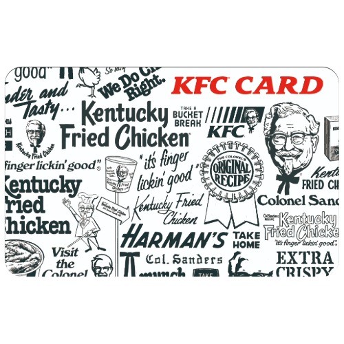 KFC CARD(ケンタッキーフライドチキンギフトカード)