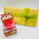 お花のカタチの入浴剤付ラッピング【ゆうパック配送限定】