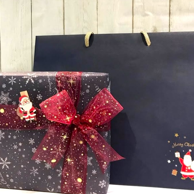 クリスマスラッピング例