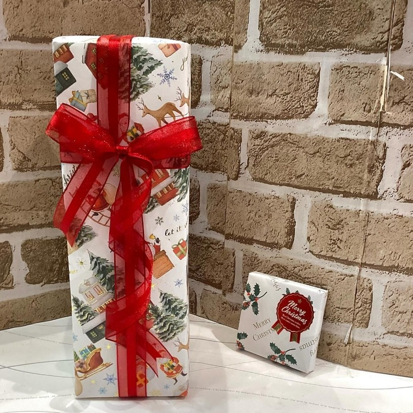 クリスマスラッピング例